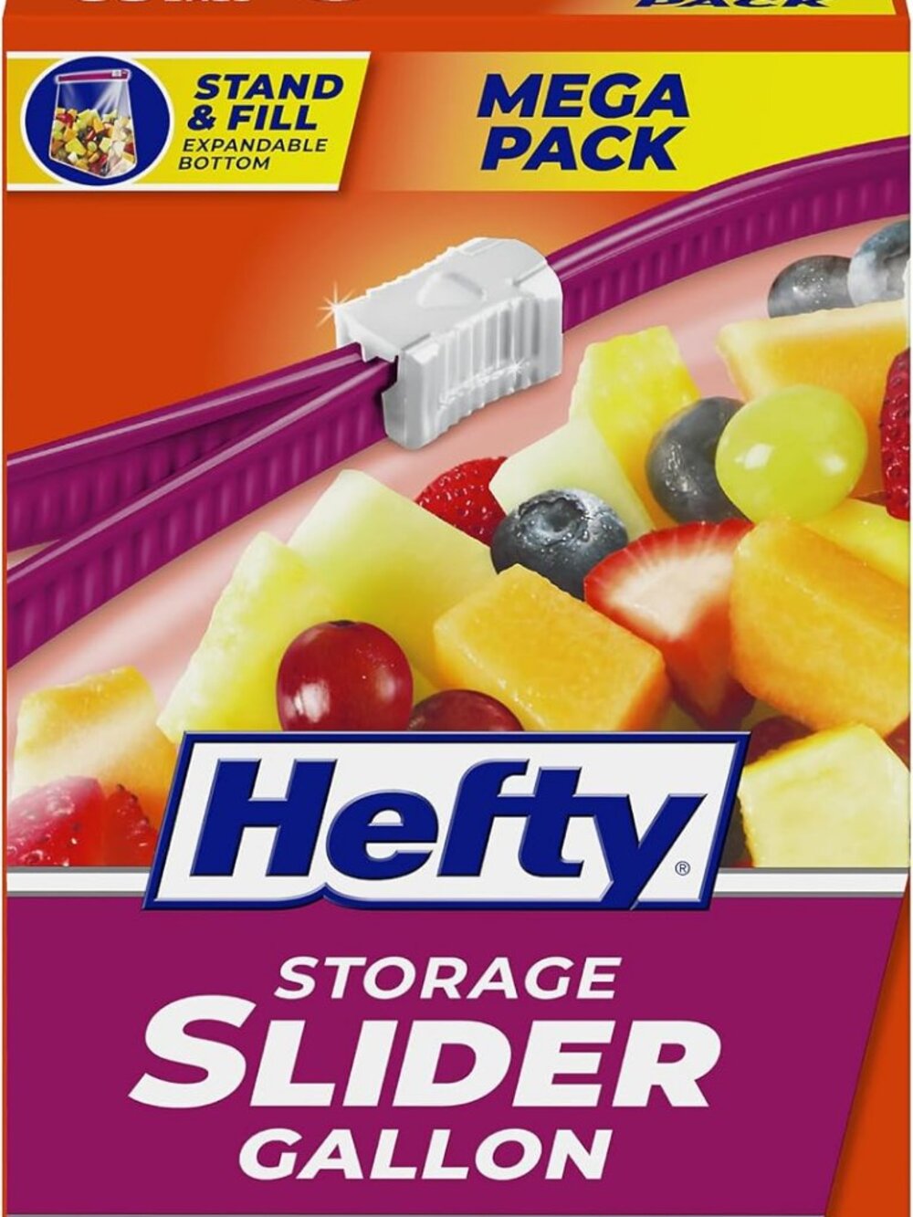 Hefty Slider Storage Bags, Gallon Size, 66ct